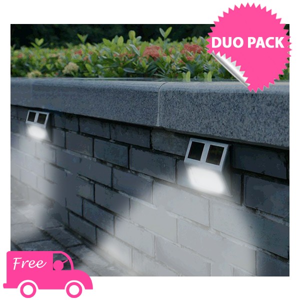 iChica - Duo Pack Solar LED Buitenlampen iChica - Duo Pack Solar LED Buitenlampen