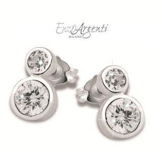 iChica - Enzo Argenti Sterling zilveren oorstekers met zirkonia's iChica - Enzo Argenti Sterling zilveren oorstekers met zirkonia's