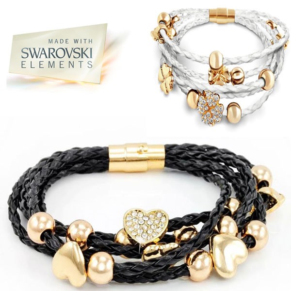 iChica - Flowers and Hearts Bracelets iChica - Flowers and Hearts Bracelets