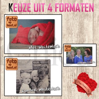 iChica - Foto Op Hout Voucher