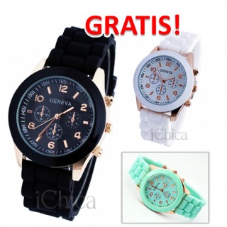 iChica - Gratis siliconenhorloge