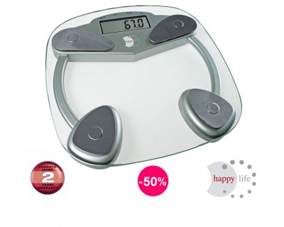 iChica - Happy Life Personenweegschaal met Lichaamsanalysefunctie iChica - Happy Life Personenweegschaal met Lichaamsanalysefunctie