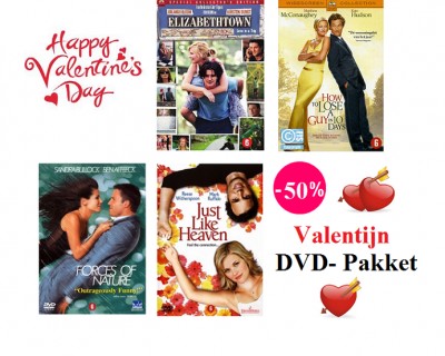 iChica - Happy Valentine: 4 romantische DVD's met 50% korting iChica - Happy Valentine: 4 romantische DVD's met 50% korting