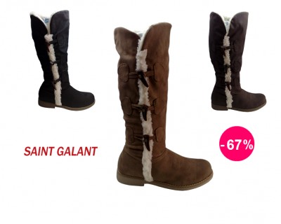 iChica - Heerlijk Warme Saint Galant Bontlaarzen In Vier Kleuren iChica - Heerlijk Warme Saint Galant Bontlaarzen In Vier Kleuren