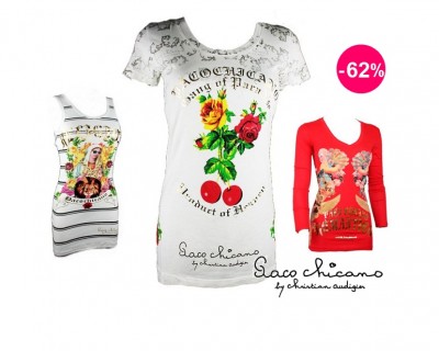 iChica - Hippe Paco Chicano (by Christian Audigier) Shirts - 62% korting iChica - Hippe Paco Chicano (by Christian Audigier) Shirts - 62% korting