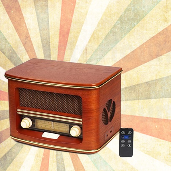 iChica - Houten Retro Muziekspeler iChica - Houten Retro Muziekspeler