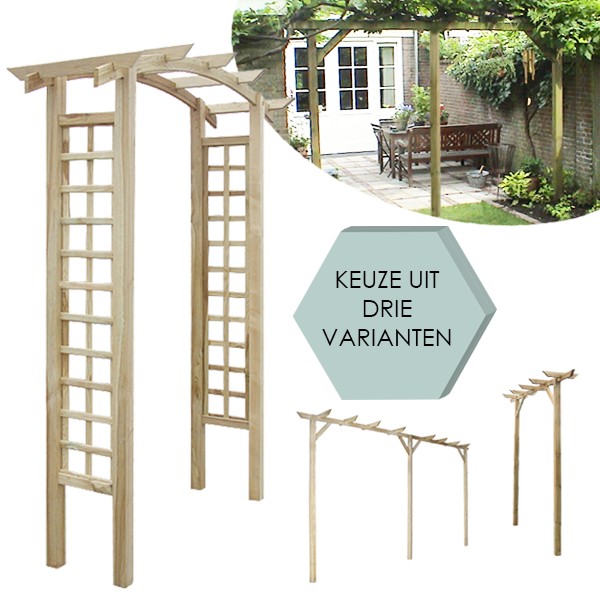 iChica - Houten Tuin Pergola iChica - Houten Tuin Pergola