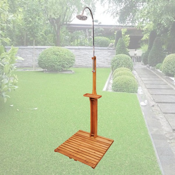 iChica - Houten Tuindouche iChica - Houten Tuindouche