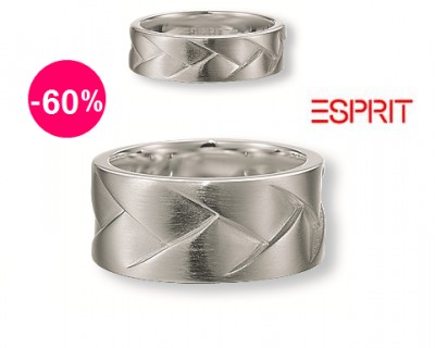 iChica - In stijl de feestdagen in met zilveren ringen van Esprit - kies uit 2 varianten