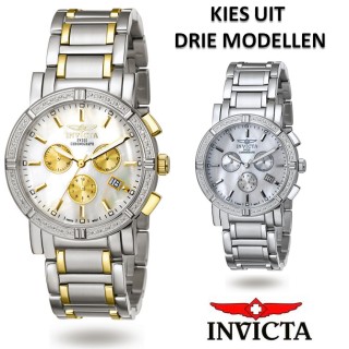 iChica - Invicta Limited Edition Diamond Chronograaf iChica - Invicta Limited Edition Diamond Chronograaf