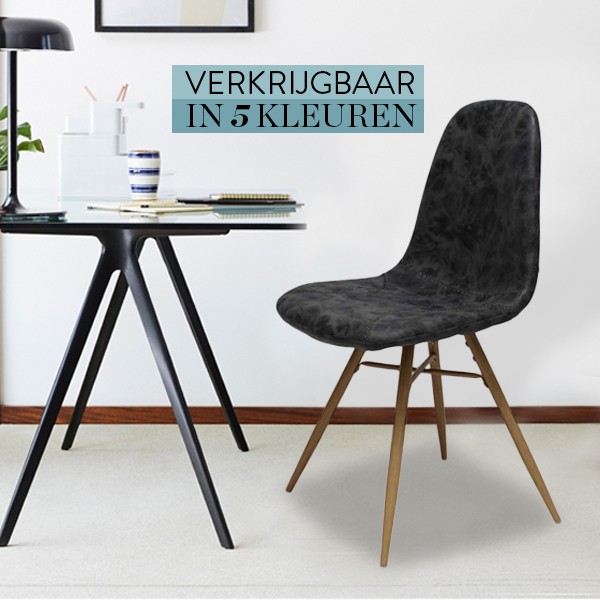 iChica - Jack Lederen Eetkamerstoelen iChica - Jack Lederen Eetkamerstoelen