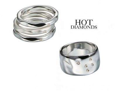 iChica - Kies uit twee prachtige Hot Diamonds zilveren ringen met diamanten