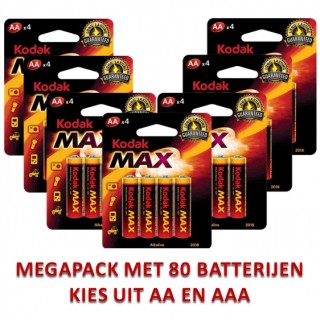iChica - Kodak Max Batterijen Superpack iChica - Kodak Max Batterijen Superpack