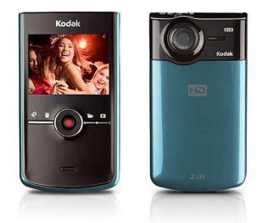 iChica - Kodak Zi8 Full HD digitale videocamera aqua iChica - Kodak Zi8 Full HD digitale videocamera aqua