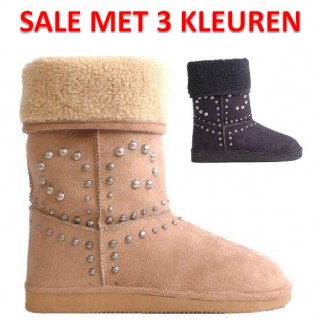 iChica - Laarzen met subtiele studs