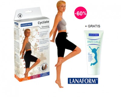 iChica - Lanaform Cycliste Afslankbroek Plus Gratis Gel