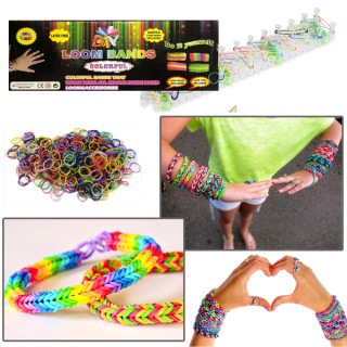 iChica - Loom Bands Starters Kit Deluxe (optioneel met aanvulpakket) iChica - Loom Bands Starters Kit Deluxe (optioneel met aanvulpakket)