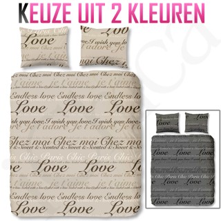 iChica - Love Dekbedovertreksets iChica - Love Dekbedovertreksets