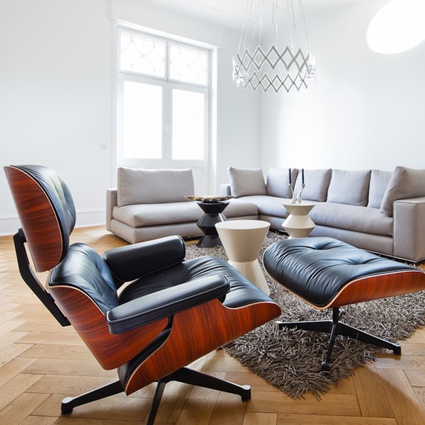 iChica - Luxe Lounge Fauteuil Met Voetenbank