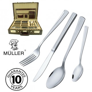 iChica - Müller Cuisine Torino Satin 72-Delige Bestekset iChica - Müller Cuisine Torino Satin 72-Delige Bestekset