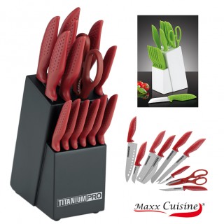 iChica - MAXX Cuisine 15-Delige Titanium Messenset iChica - MAXX Cuisine 15-Delige Titanium Messenset