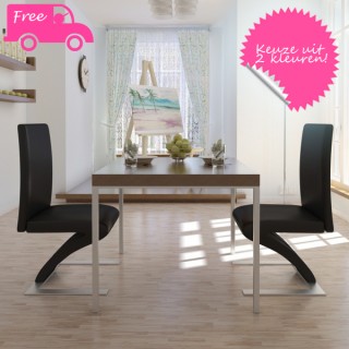 iChica - Moderne Zigzag Eetkamerstoelen Sale! iChica - Moderne Zigzag Eetkamerstoelen Sale!