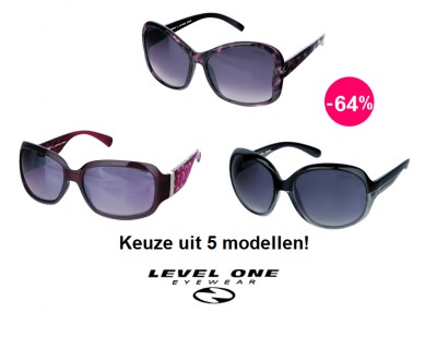 iChica - Modieuze brillen van Level One Eyewear - 2 brillen voor 14,95 iChica - Modieuze brillen van Level One Eyewear - 2 brillen voor 14,95