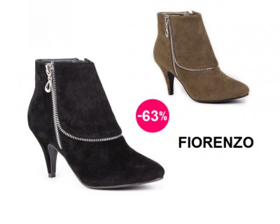 iChica - Modieuze Fiorenzo enkellaarsjes - 63% korting iChica - Modieuze Fiorenzo enkellaarsjes - 63% korting