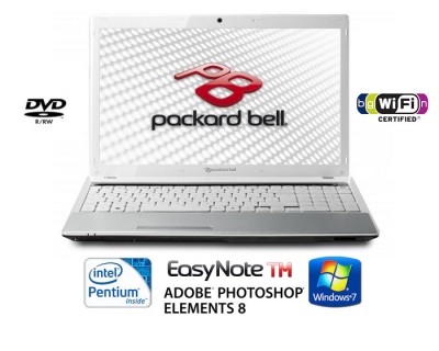iChica - Packard Bell Easynote 15.6" laptop met Windows 7 en Adobe Photoshop iChica - Packard Bell Easynote 15.6" laptop met Windows 7 en Adobe Photoshop