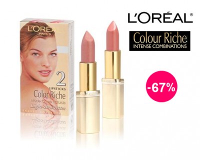 iChica - Perfecte natural look met L'Oreal Color Riche Made For You Lipstick (2 stuks) iChica - Perfecte natural look met L'Oreal Color Riche Made For You Lipstick (2 stuks)