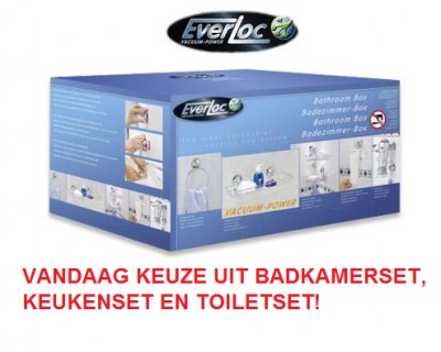 iChica - Pimp je huis met Everloc! Vandaag de keuze uit een complete badkamerset, keukenset en toiletset met grote korting!