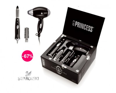 iChica - Princess Chrystal Line Hair Care Set met Swarovski Kristallen iChica - Princess Chrystal Line Hair Care Set met Swarovski Kristallen