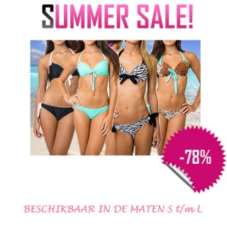iChica - Push-Up Bikini Met Strik iChica - Push-Up Bikini Met Strik