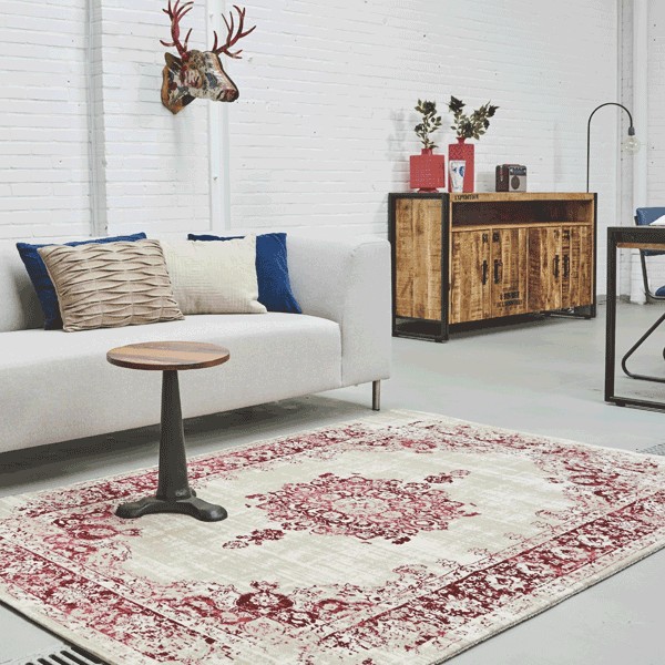 iChica - Red Vintage Vloerkleden iChica - Red Vintage Vloerkleden