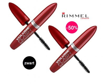 iChica - Rimmel Volume Flash Curved Brush Mascara 01 Black (2 stuks) iChica - Rimmel Volume Flash Curved Brush Mascara 01 Black (2 stuks)
