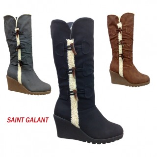 iChica - Saint Galant Sleehak Bontlaarzen iChica - Saint Galant Sleehak Bontlaarzen