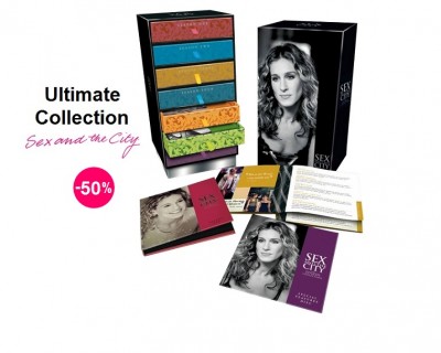 iChica - Sex & The City Ultimate Collection (18 DVD) - 50% korting iChica - Sex & The City Ultimate Collection (18 DVD) - 50% korting