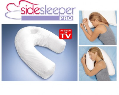 iChica - Side Sleeper Pro: ergonomisch hoofdkussen met nekondersteuning. Geen gesnurk meer en uitgerust wakker worden! Vandaag met gratis kussensloop!