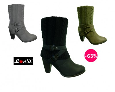 iChica - Sierlijke en warme Lov'It enkellaarzen- 63% korting iChica - Sierlijke en warme Lov'It enkellaarzen- 63% korting