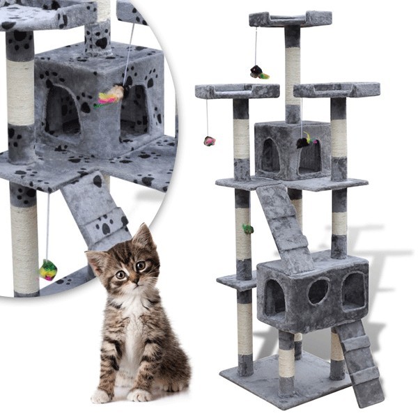iChica - Soft Plush Kattenkrabpalen iChica - Soft Plush Kattenkrabpalen