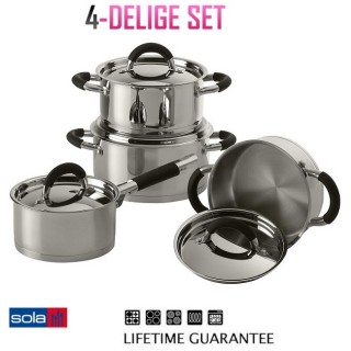iChica - Sola 4-Delige Pannenset Flamenco iChica - Sola 4-Delige Pannenset Flamenco