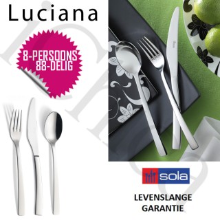iChica - Sola Luciana 88-Delige Bestekset Voor 8 Personen iChica - Sola Luciana 88-Delige Bestekset Voor 8 Personen
