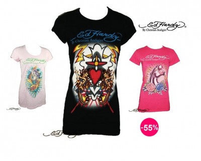 iChica - Stoere Ed Hardy Shirts - Kies uit 10 stijlen en kleuren iChica - Stoere Ed Hardy Shirts - Kies uit 10 stijlen en kleuren