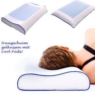 iChica - Traagschuim gelkussen iChica - Traagschuim gelkussen