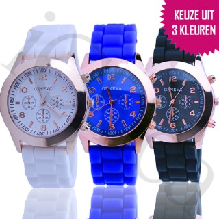 iChica - Trendy Siliconen Horloge