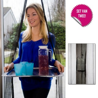 iChica - Twee Bug Away Magnetische Anti-Insecten Horren iChica - Twee Bug Away Magnetische Anti-Insecten Horren