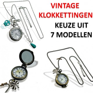 iChica - Vintage Klok Kettingen