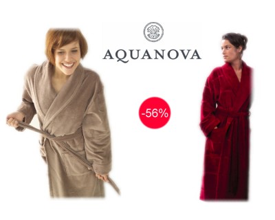 iChica - Weelderige badjassen van Aquanova van fluweelzacht velours (56% korting) iChica - Weelderige badjassen van Aquanova van fluweelzacht velours (56% korting)