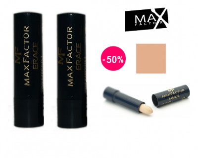 iChica - Werk oneffenheden weg met de Max Factor Erace Concealer (Duopack)