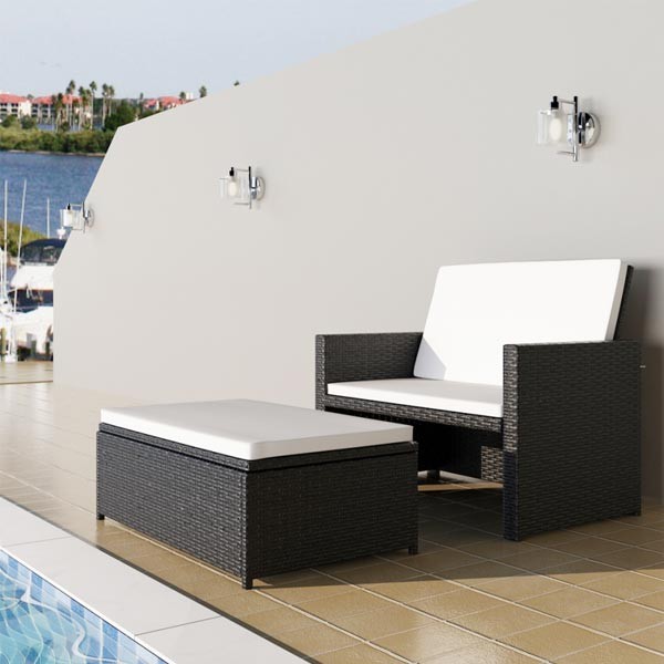 iChica - Wicker Loungeset Bari